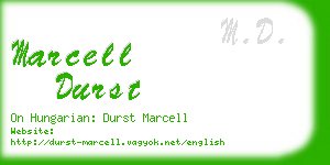 marcell durst business card